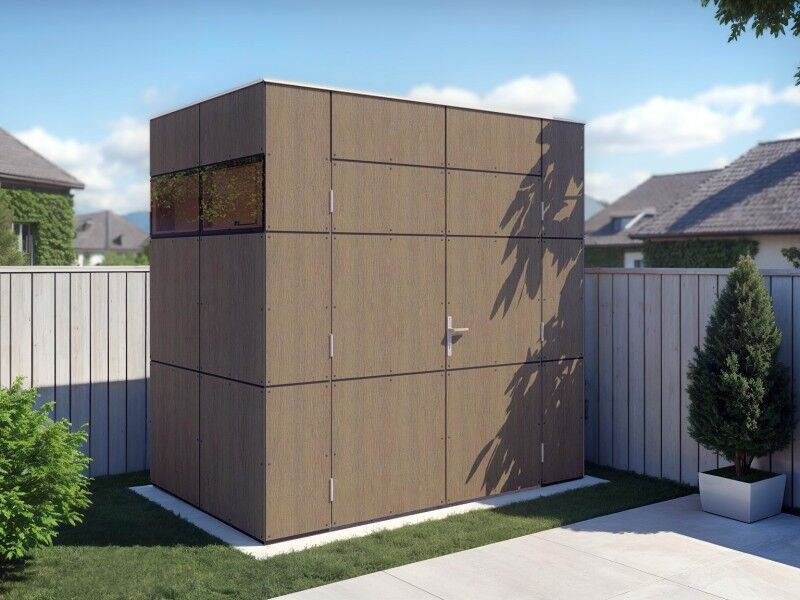 HPL Design Gartenhaus Mini Milano Grigio