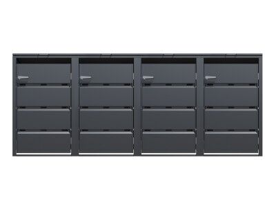 StarLine 4er Mülltonnenbox Modell Stabilo 240 l