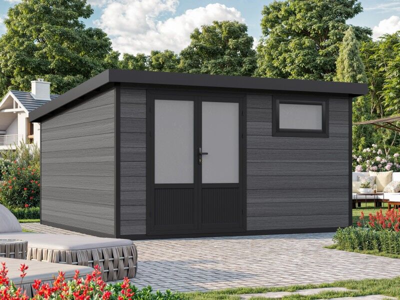 WPC Gartenhaus Modell Style DeLuxe 13,70 m²
