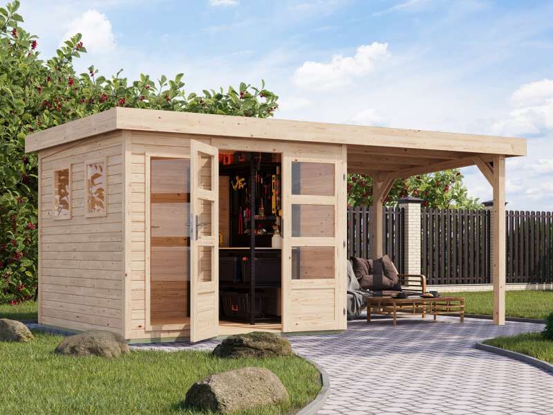 Günstige Gartenhäuser aus Holz >> bis 2.000€