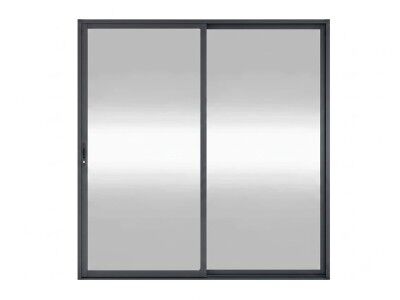 StarLine Aluminium Schiebetür ISO-Slide Mirror 200 x 206 cm Rechts