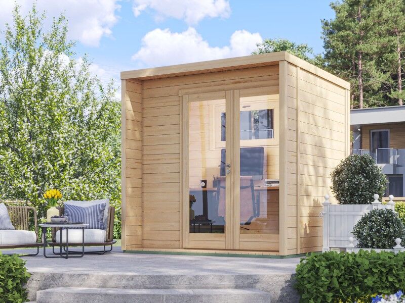 Fjordholz Gartenhaus Modell Donny Office 44 B