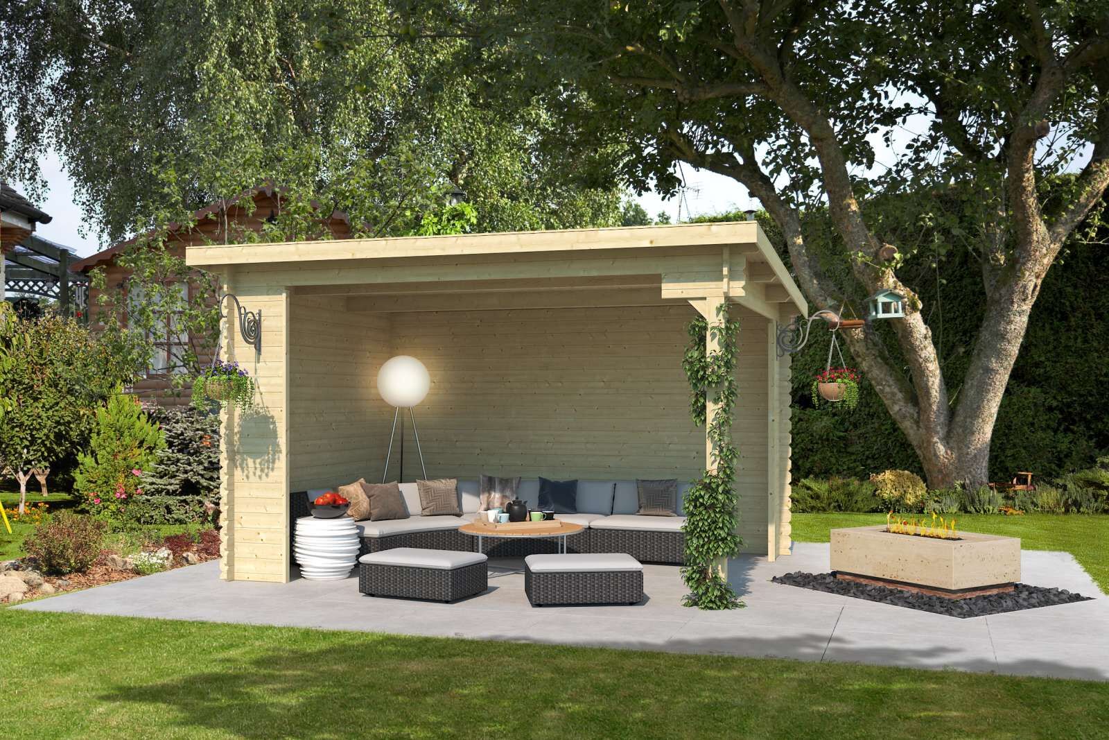 53+ Überdachter Freisitz Im Garten, Die größe der gartenlaube
