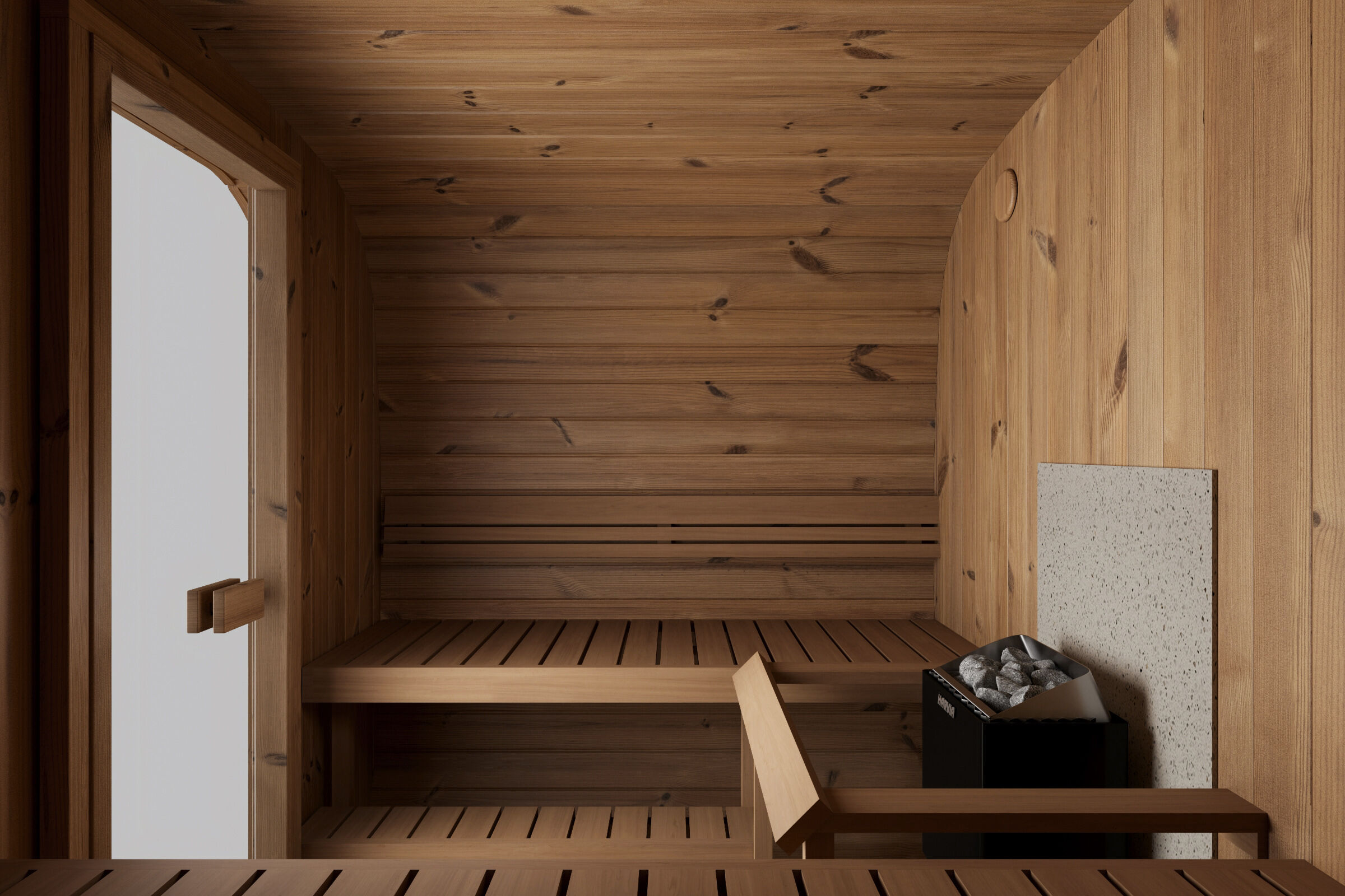 Fjordholz Fass-Sauna Modell Icon 220 The...