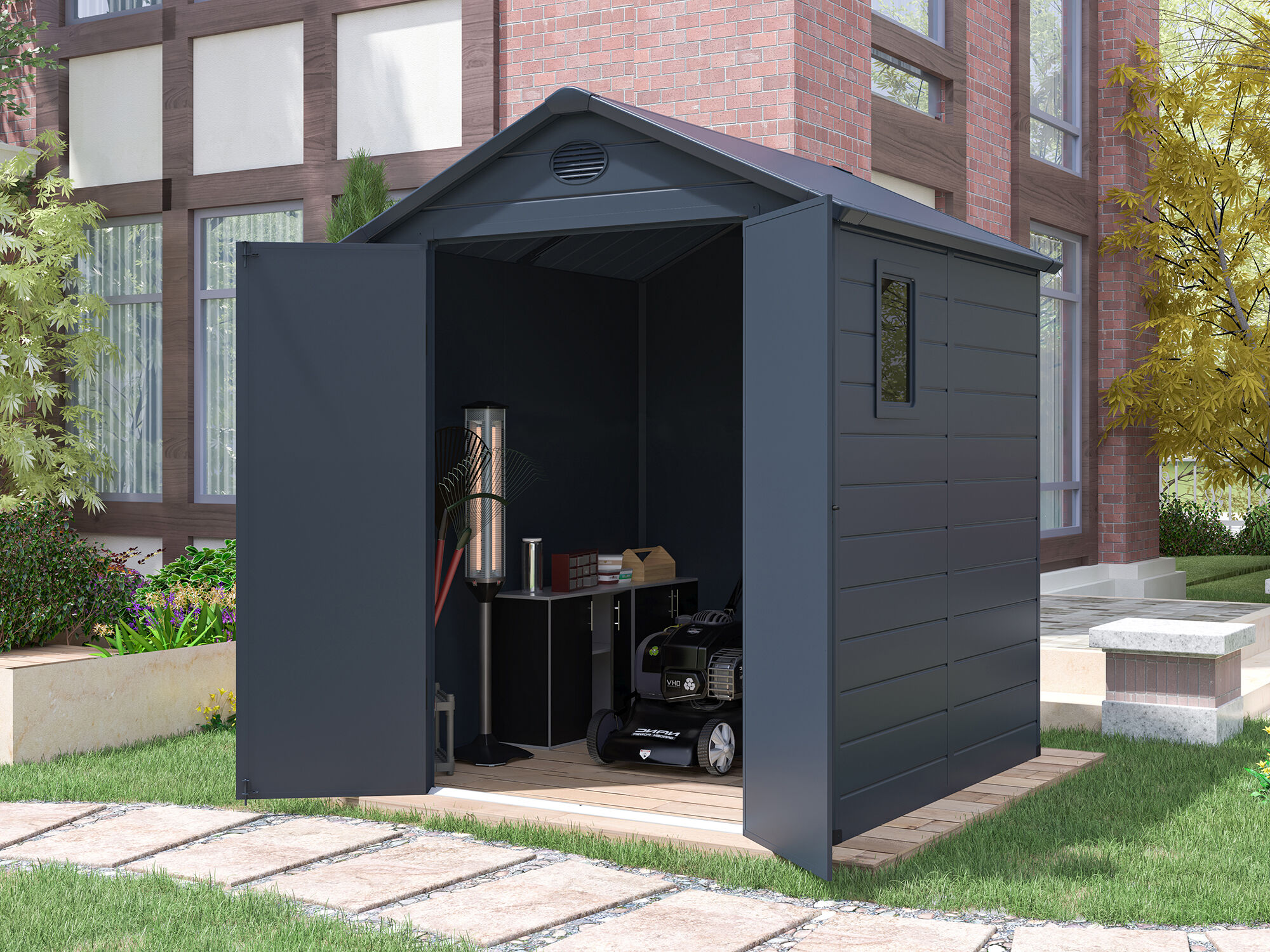 StarLine Kunststoff Gerätehaus Modell Neo 3,65 m² |Rabatt: 41 %