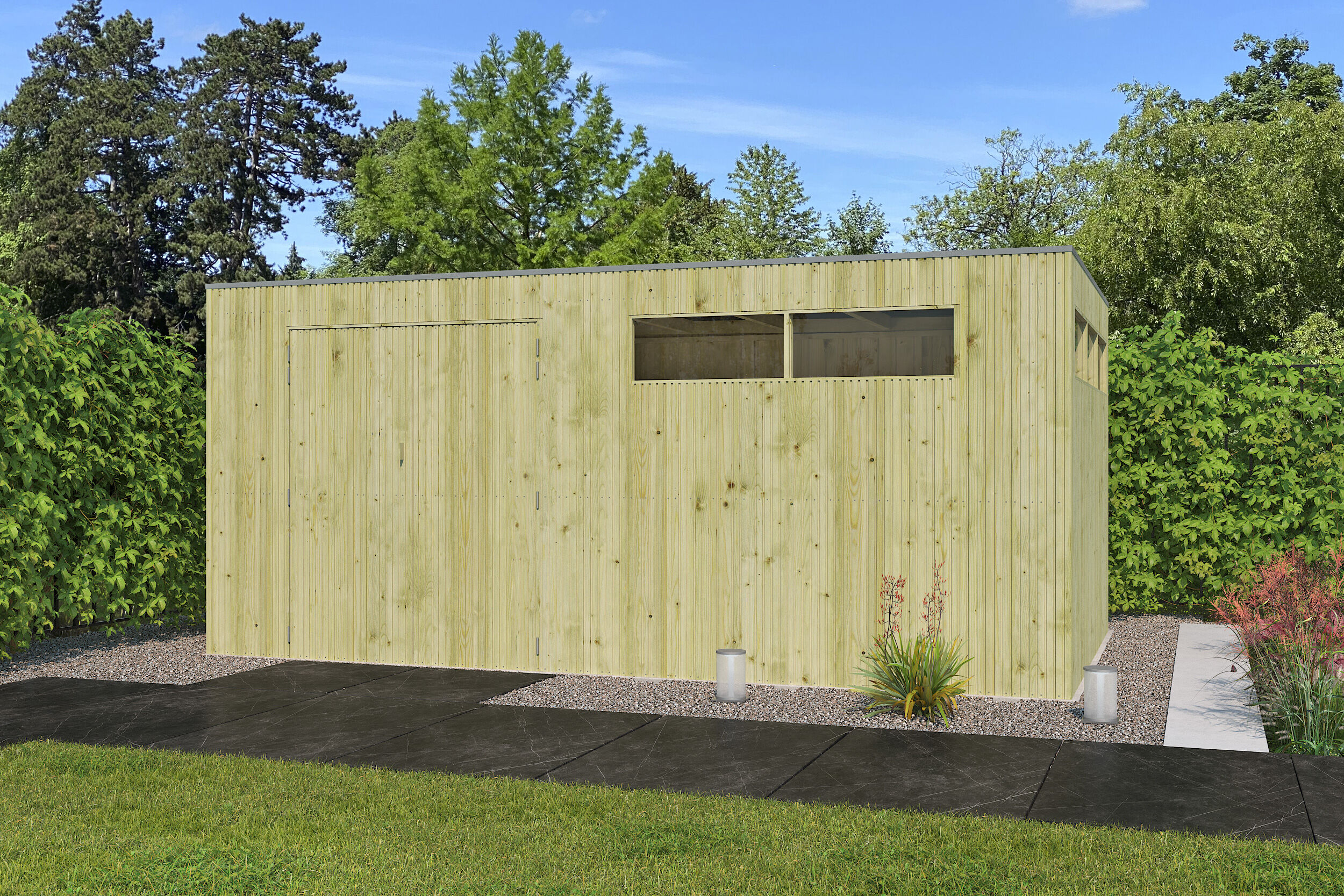 Gartenhaus Modell QB-Line 4,41 m²