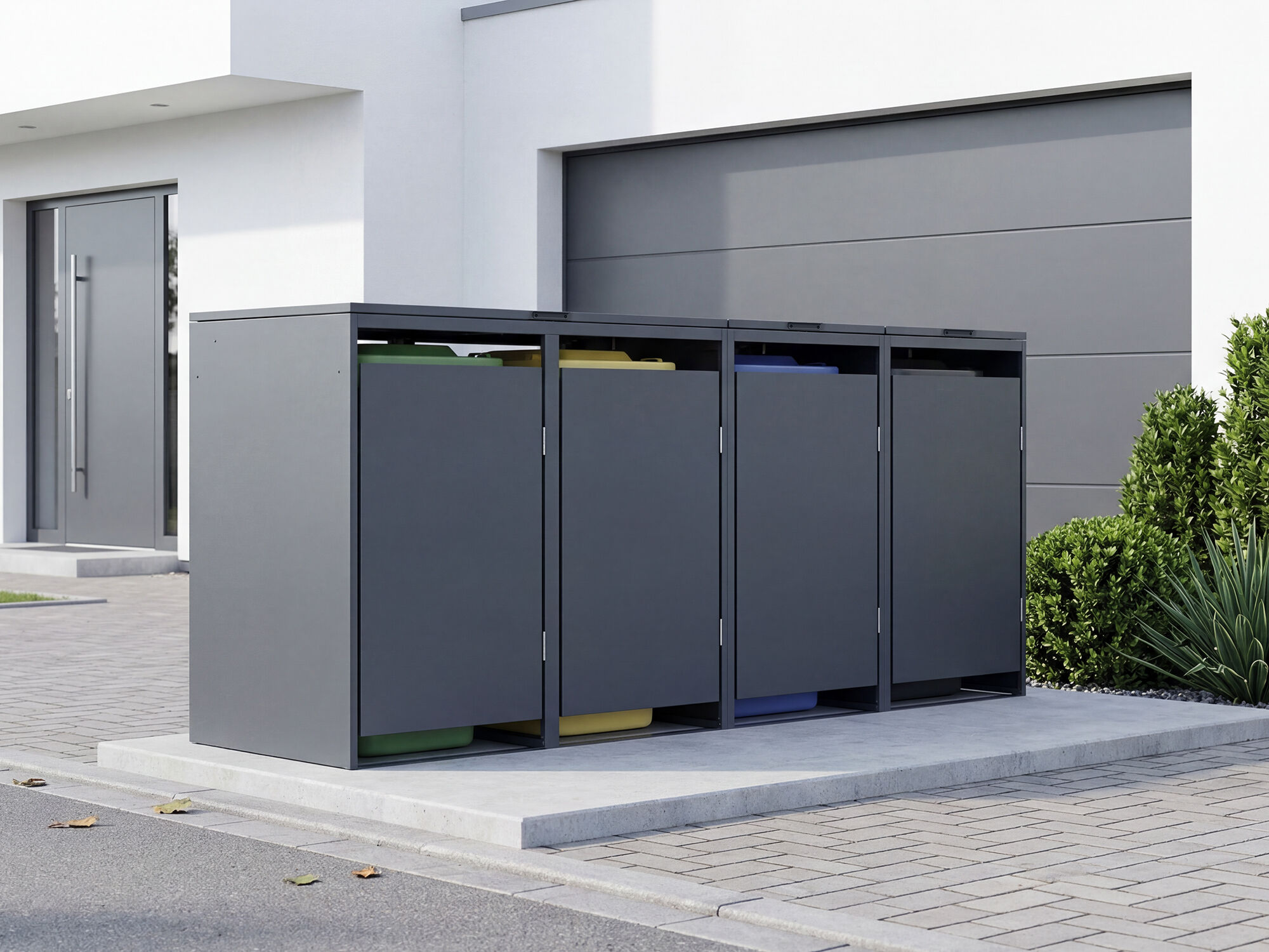 StarLine 4er Mülltonnenbox Modell Designo 240 L