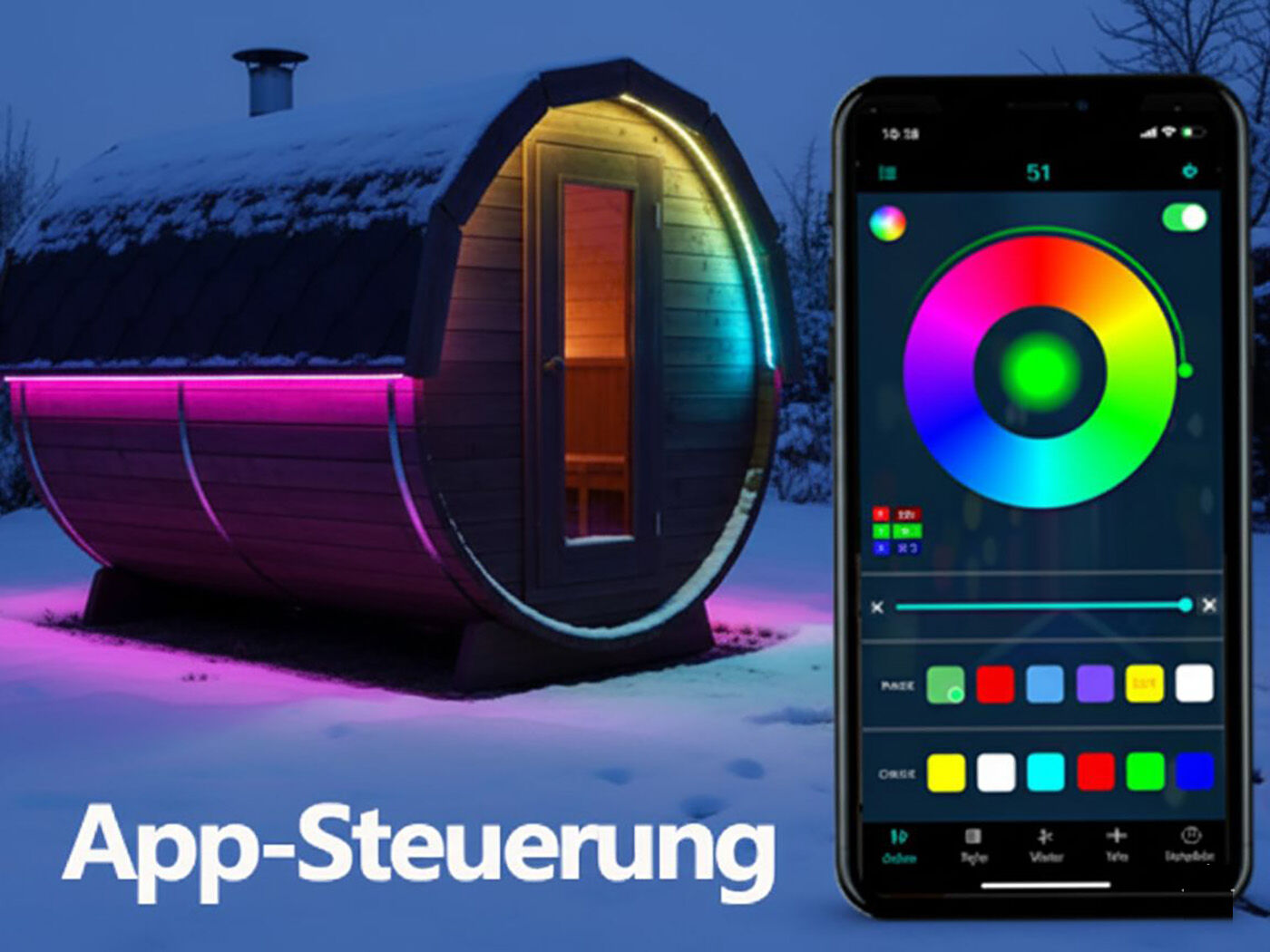 Sauna Relax LED Kit Ambient Comfort 10m ...