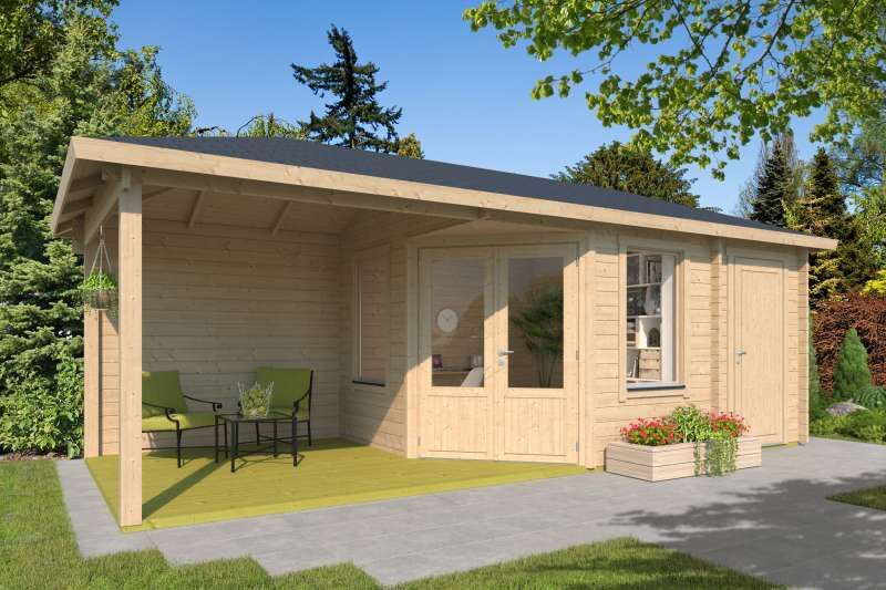 2 Raum Gartenhäuser online kaufen Gartenhausfabrik