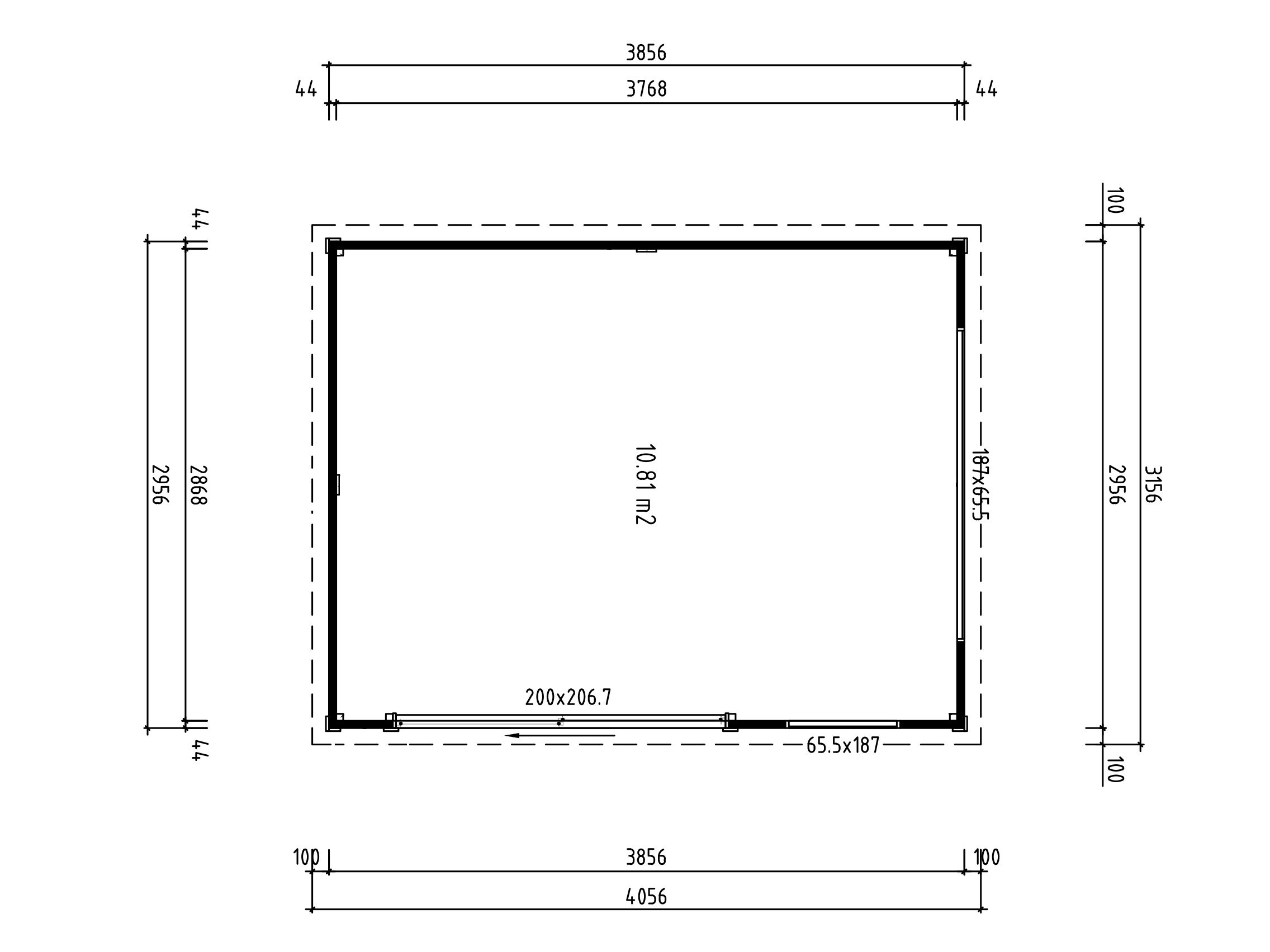 Fjordholz Gartenhaus Modell Juist-1 Rabatt: 26 %