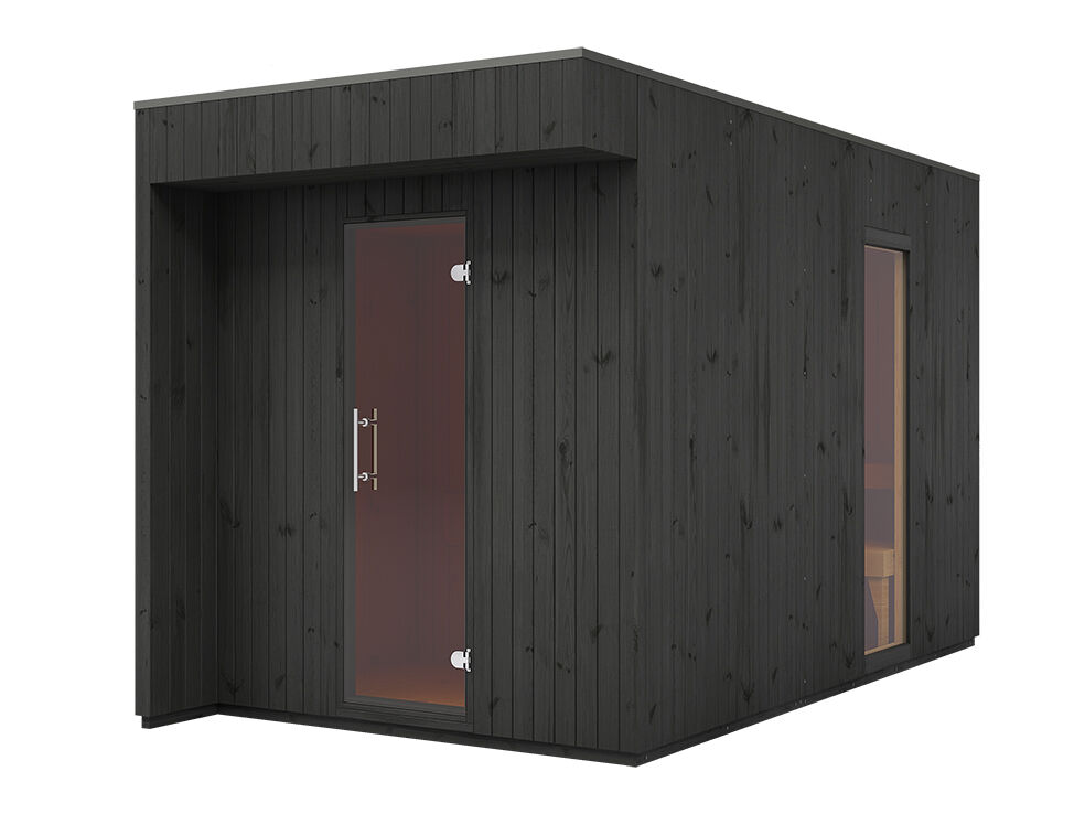 Fjordholz Design Saunahaus Modell Emine 2-Raum Fjordholz Design Saunahaus Modell Emine 2-Raum