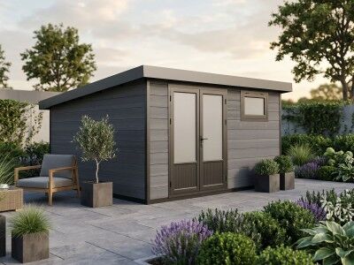 WPC Gartenhaus Modell Style DeLuxe 13,70 m²