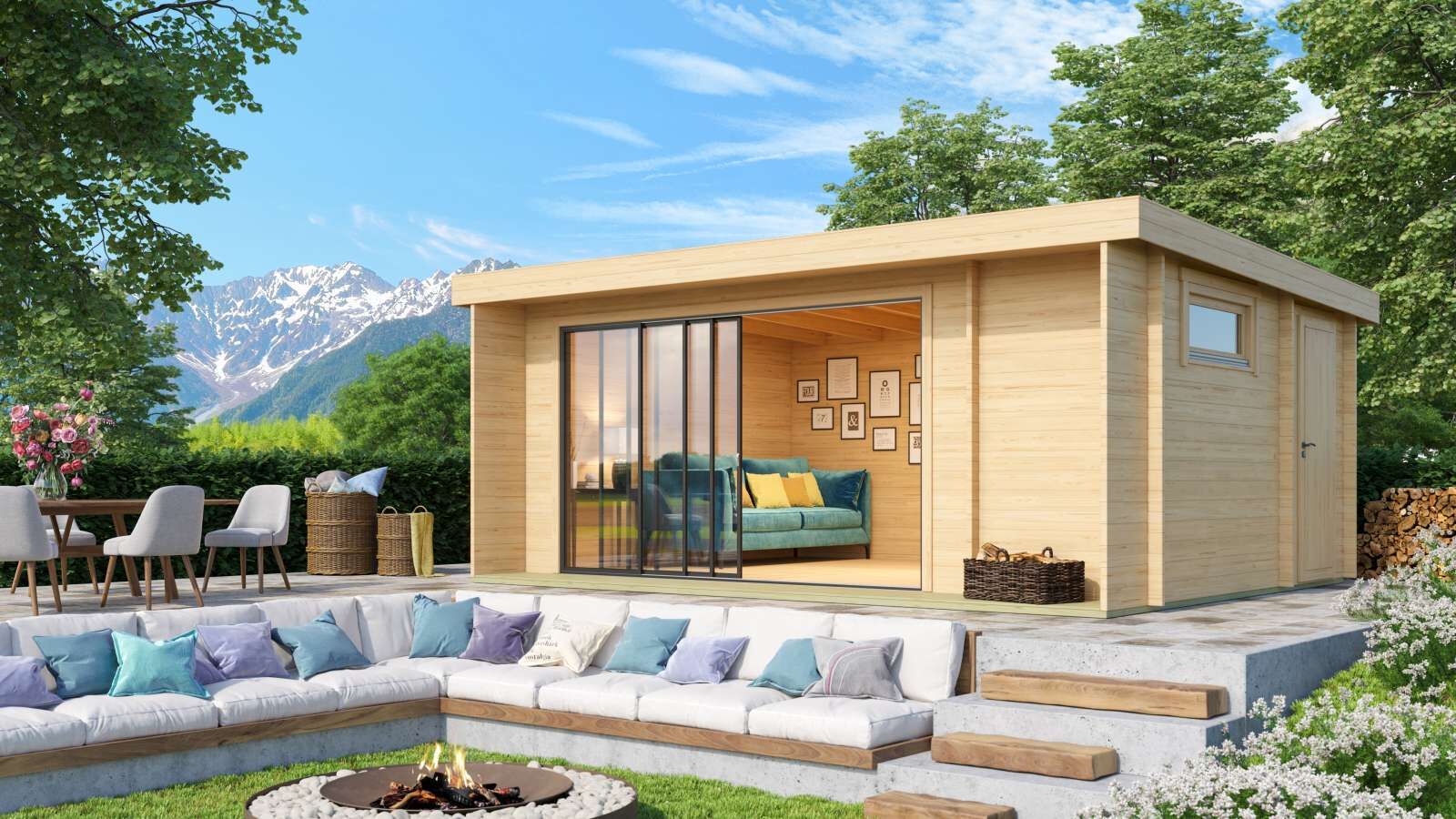 Fjordholz Gartenhaus Alu Concept 44 B Online Bestellen