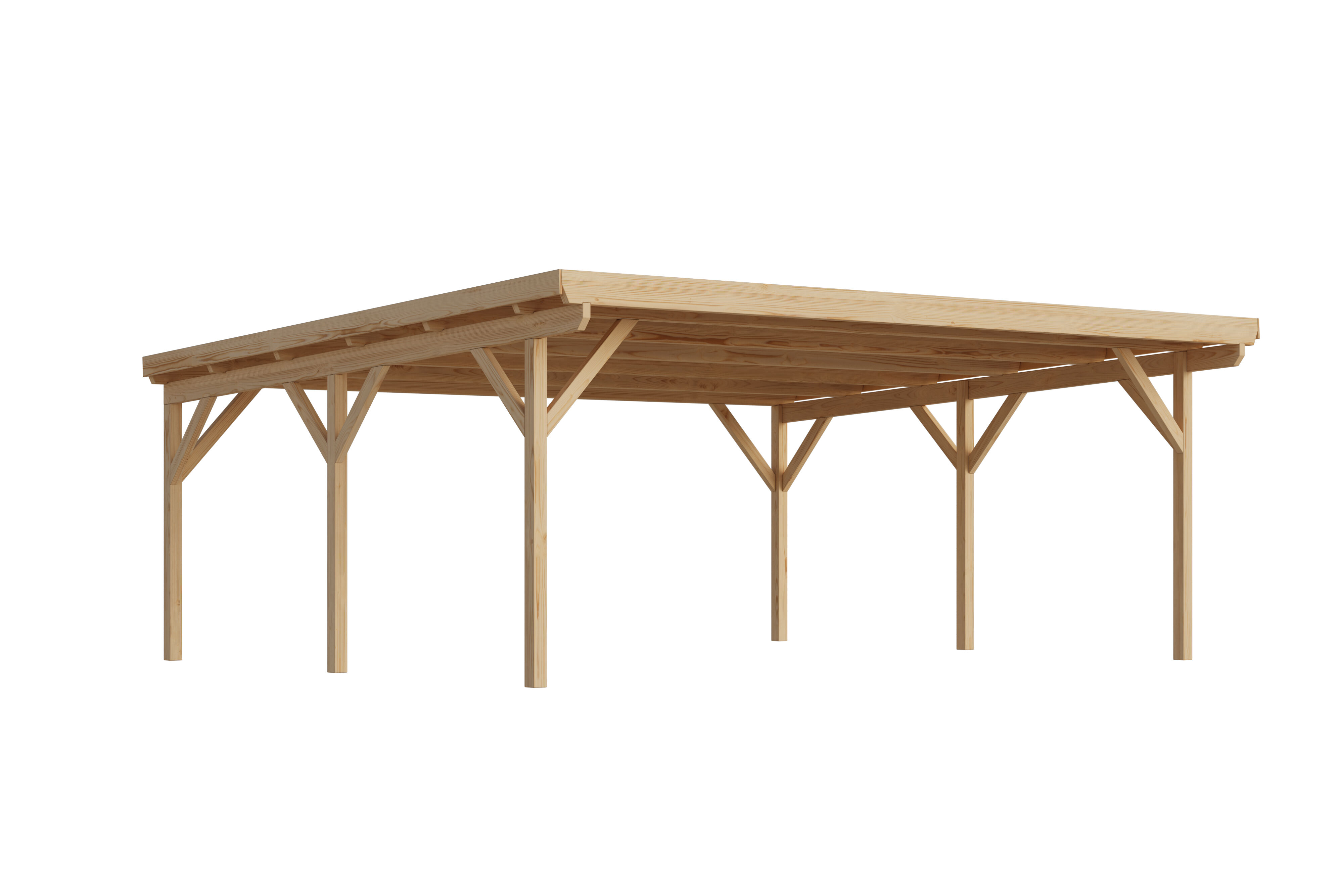 Fjordholz Carport Modell X2 Plus