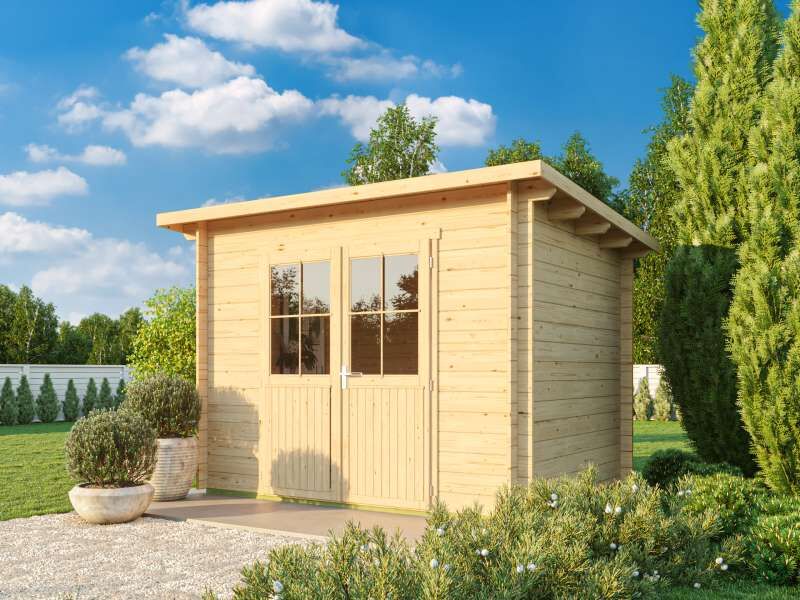 Günstige Gartenhäuser aus Holz >> bis 2.000€