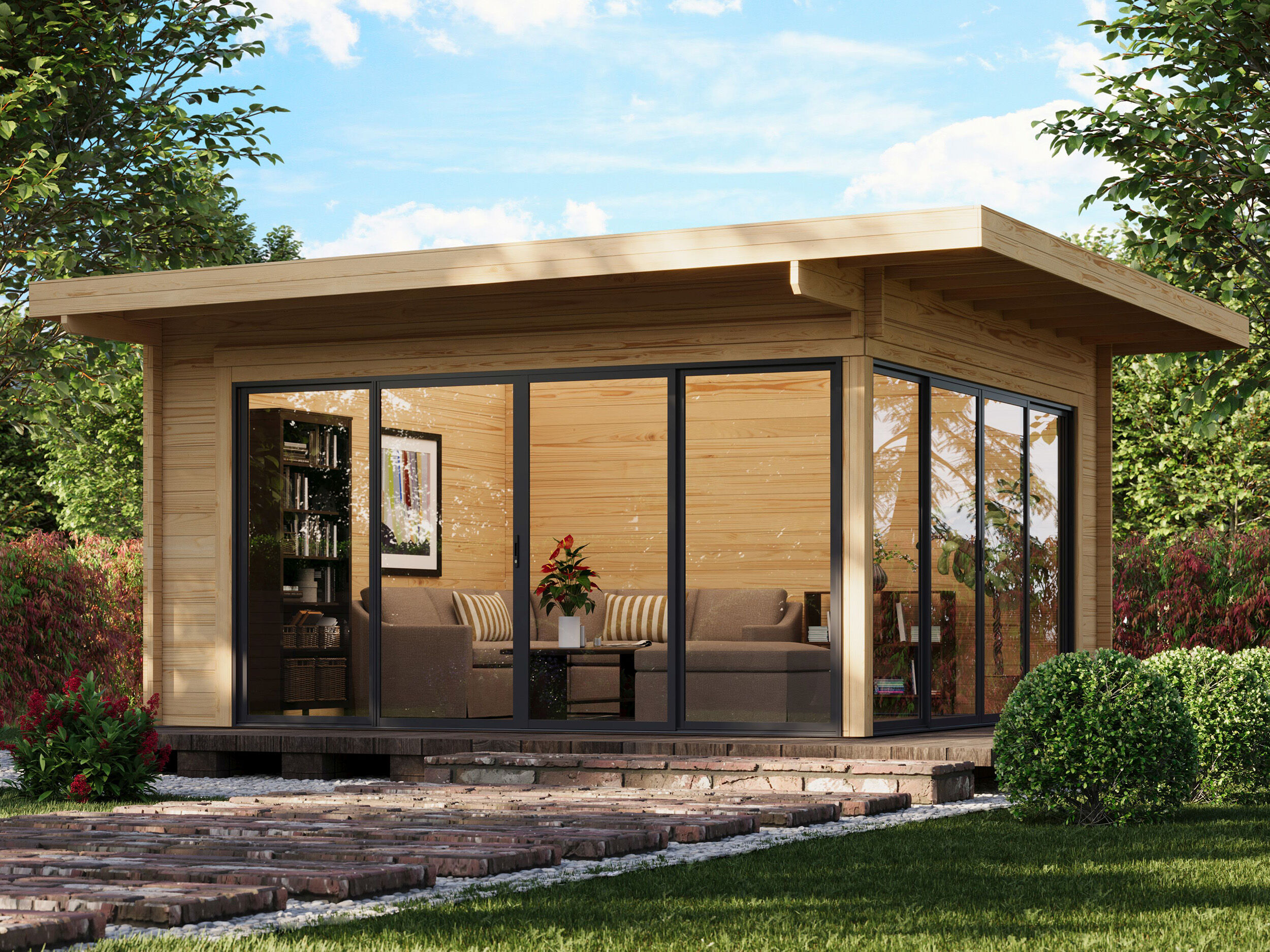 26% Rabatt ! Fjordholz Gartenhaus Modell Office IsoSlide 10