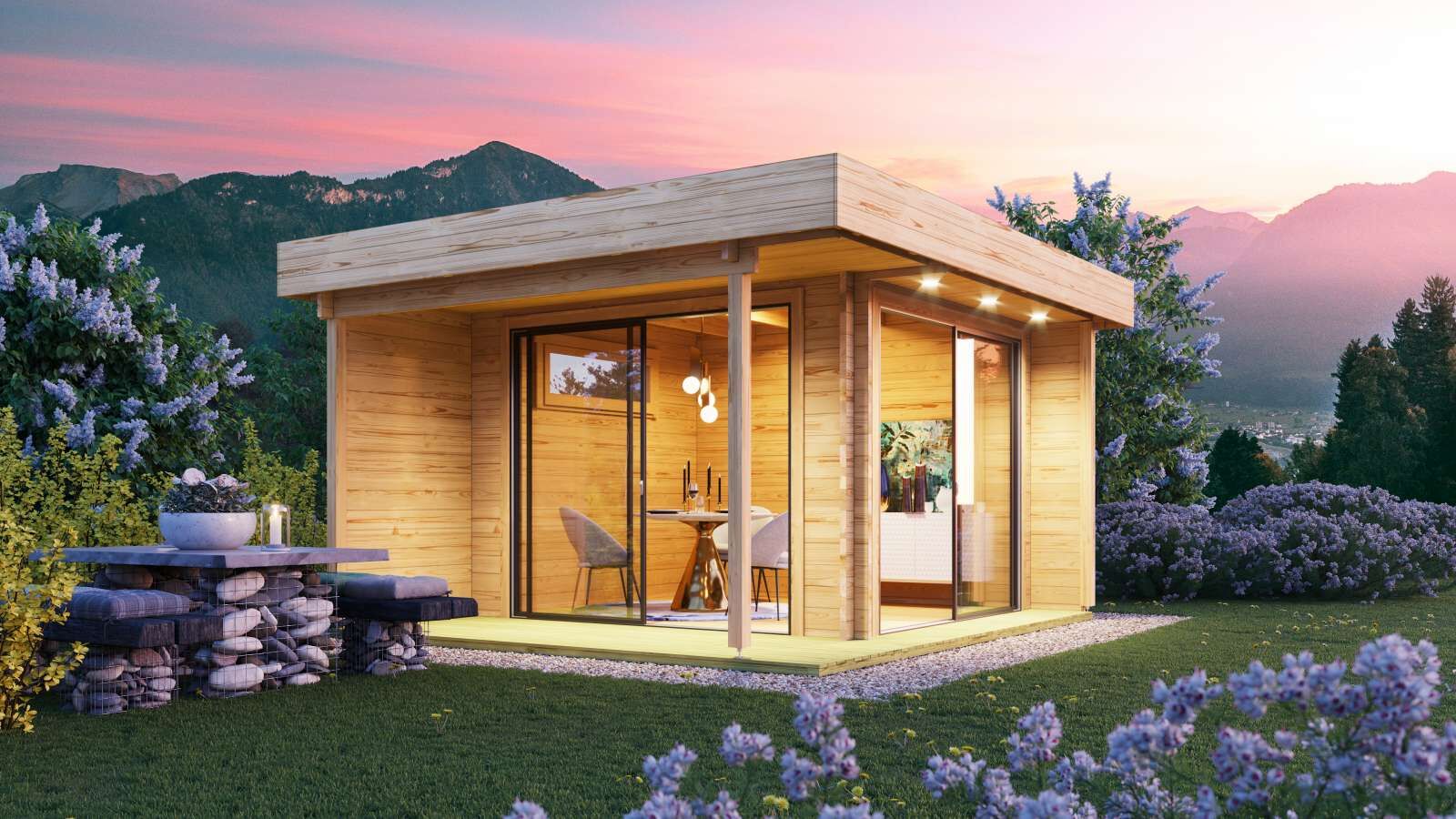 Fjordholz Gartenhaus Alu Concept Relax 44 D Online Bestellen