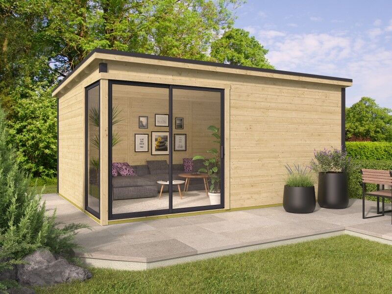 Fjordholz Gartenhaus Modell Amrum-5