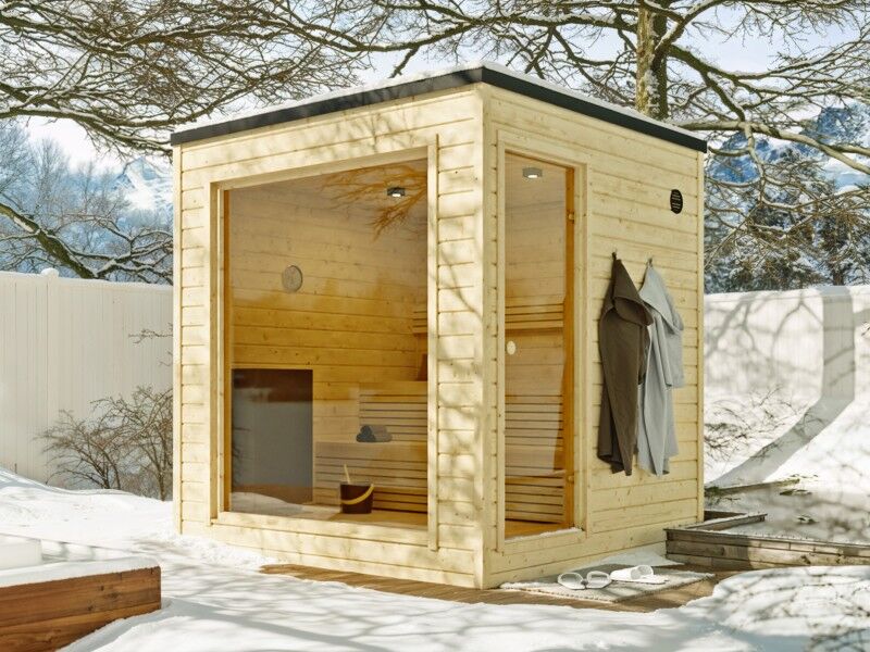 Fjordholz Design Saunahaus Modell Paradiso