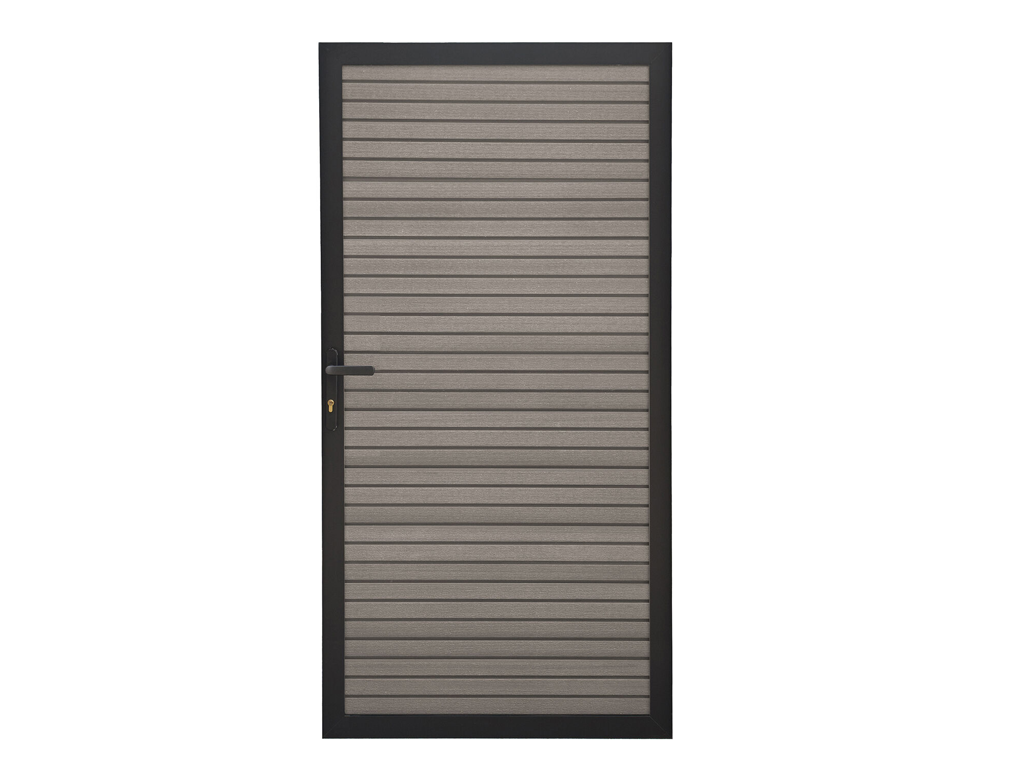 37% Rabatt ✓ WPC Einzeltor FineLine 100x180 cm Grau | modern