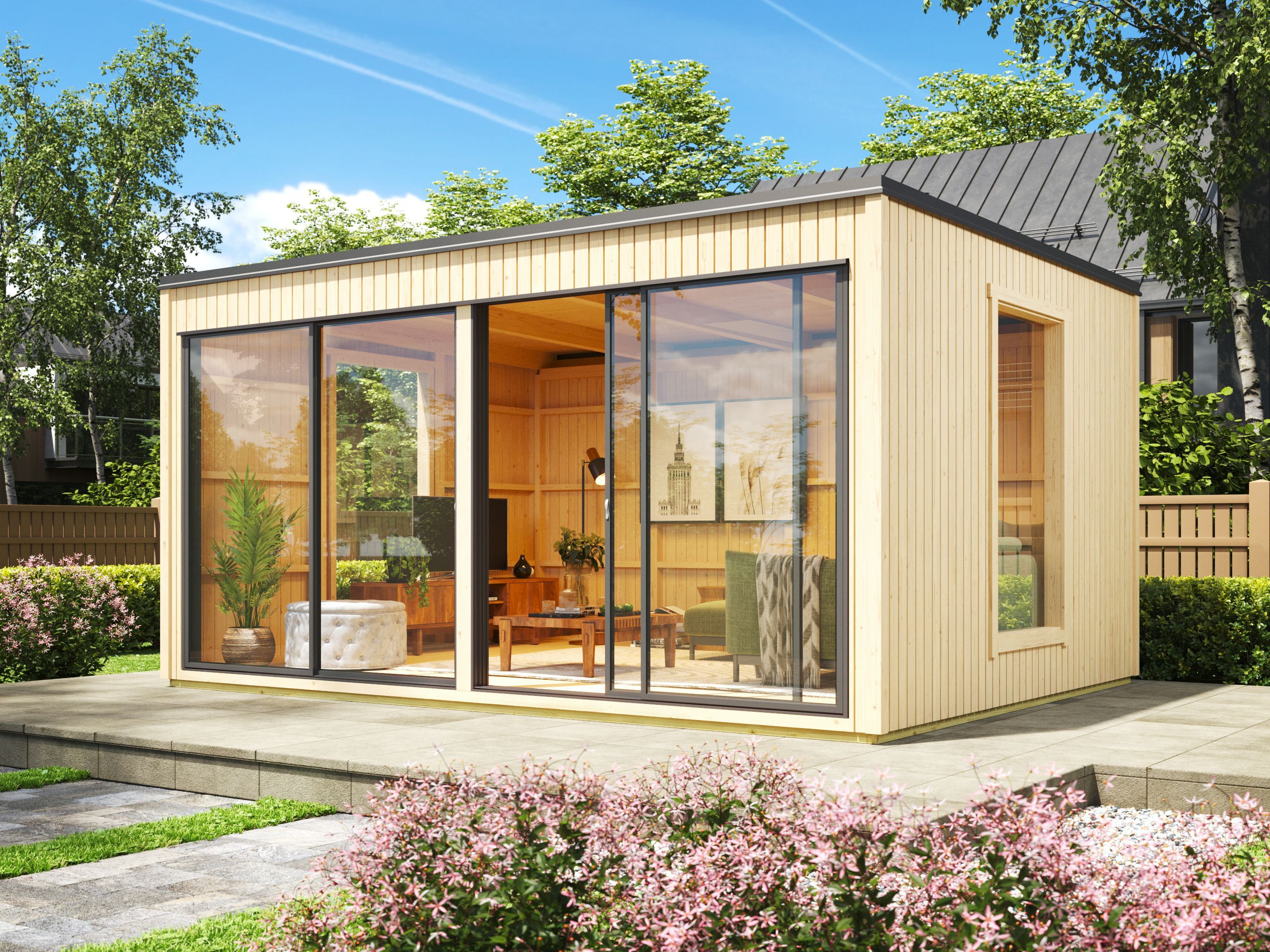 Fjordholz Gartenhaus Modell Garden Cube B Fjordholz Gartenhaus Modell Garden Cube B