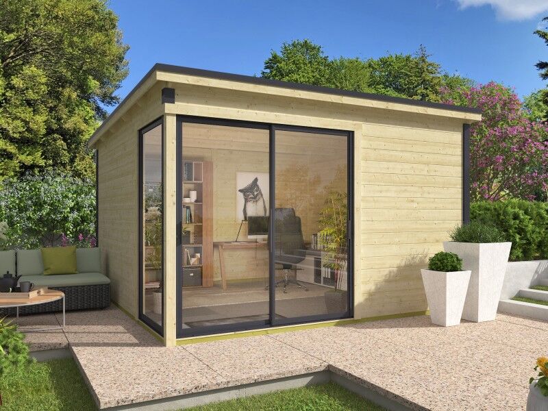 Fjordholz Gartenhaus Modell Amrum-3