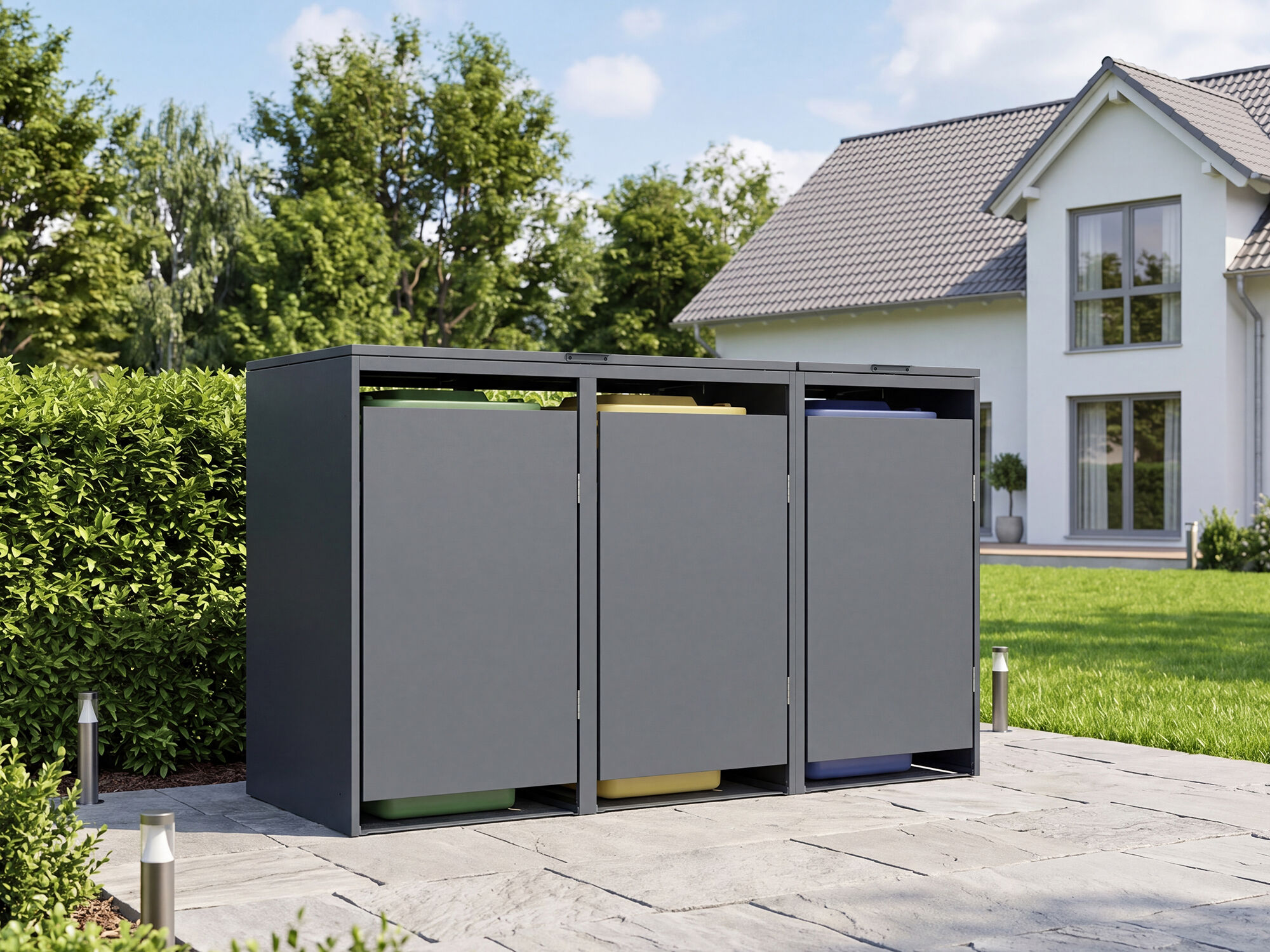 StarLine 3er Mülltonnenbox Modell Designo 240 L