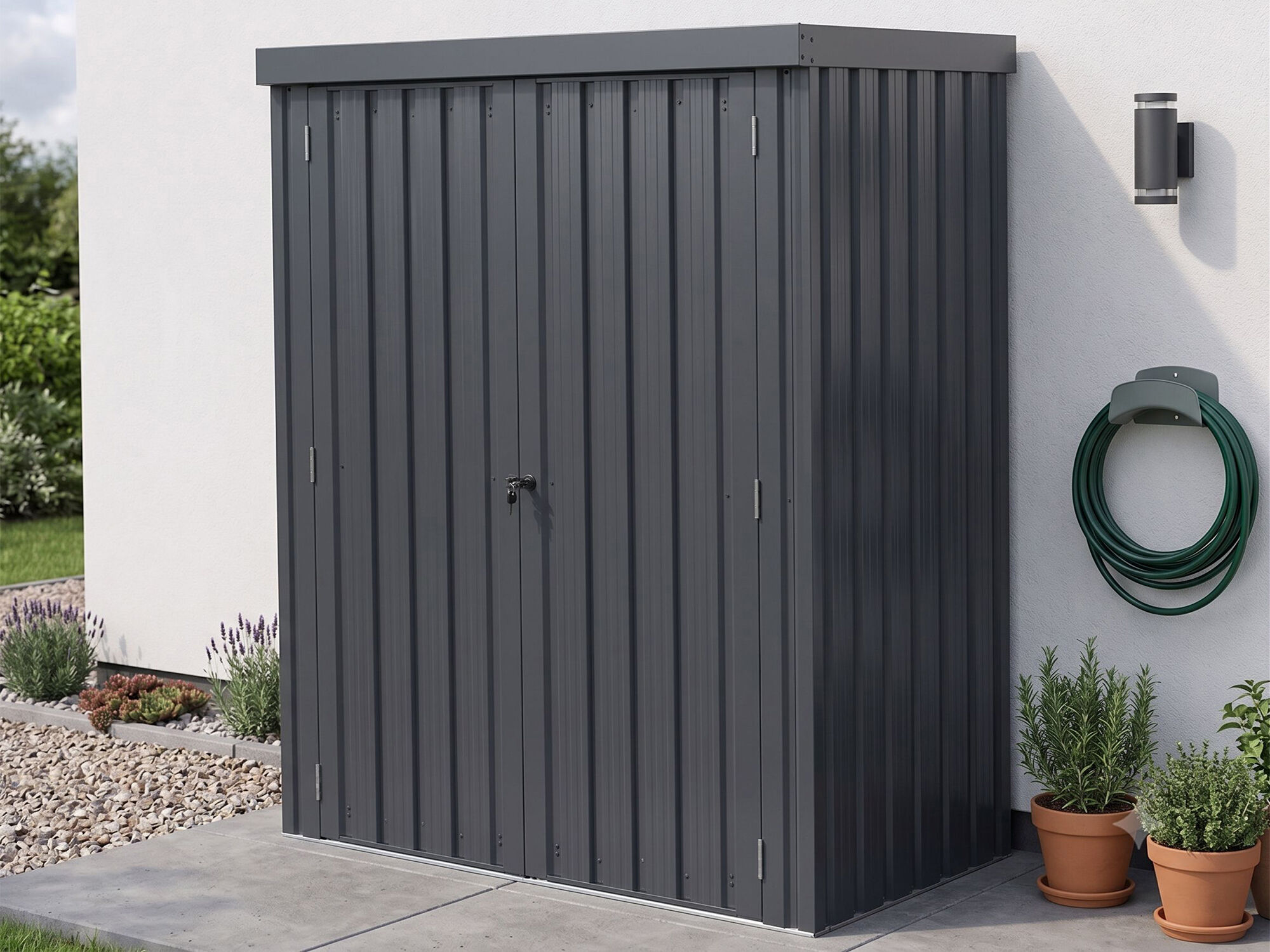 StarLine Metall Geräteschrank Modell Patio 1,15 m²