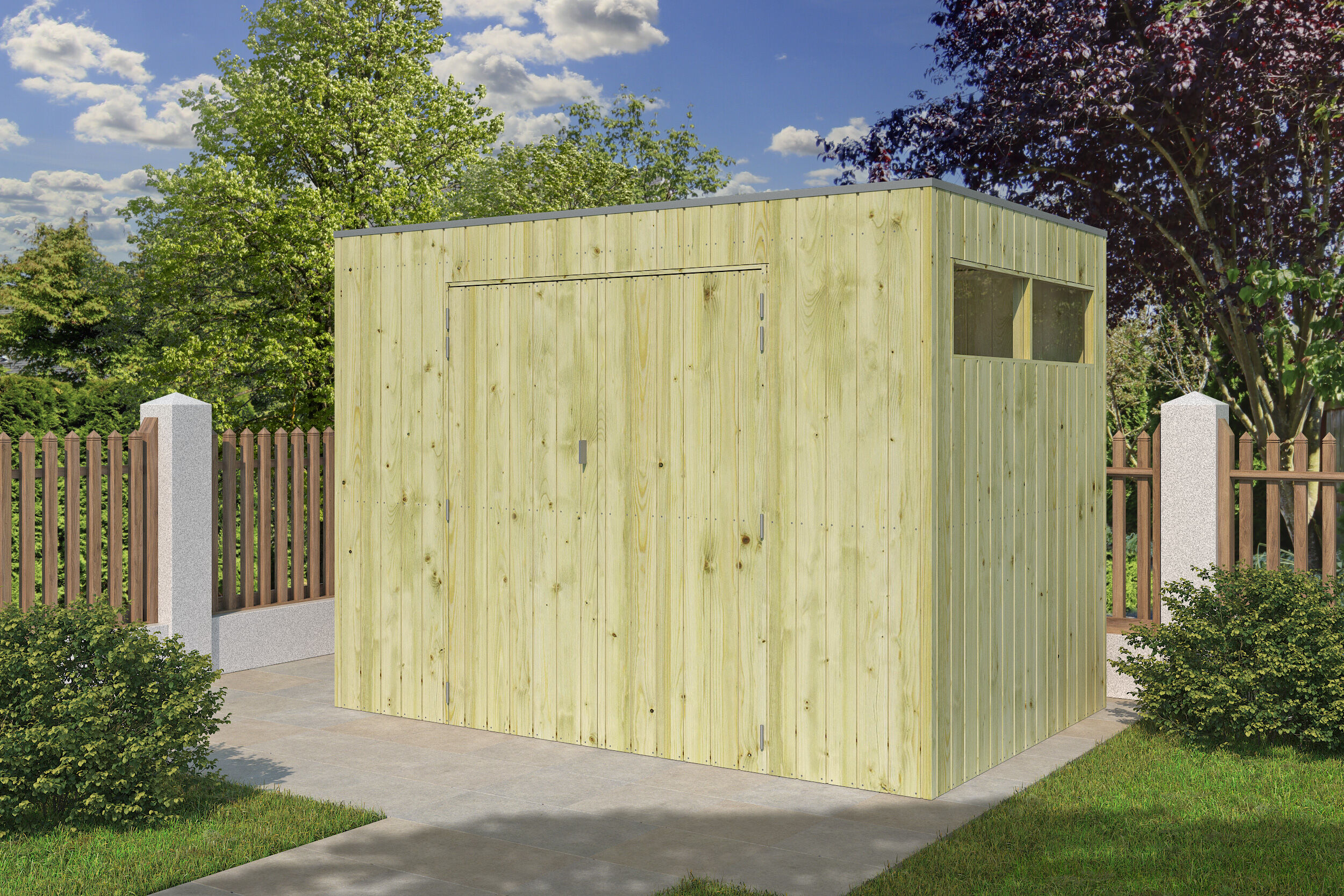 Gartenhaus Modell QBV-Line 5,90 m²| Rabatt: 26%|3x2m
