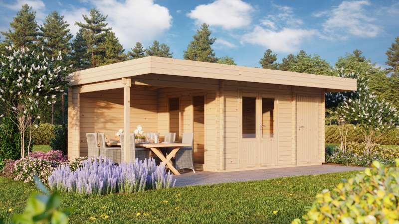 2 Raum Gartenhäuser online kaufen Gartenhausfabrik