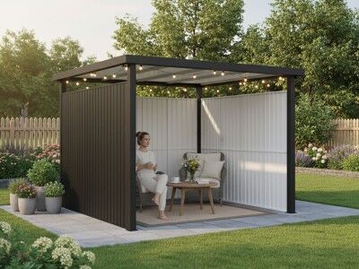 Freistehendes Terrassendach Modell Nexus Sparset-1