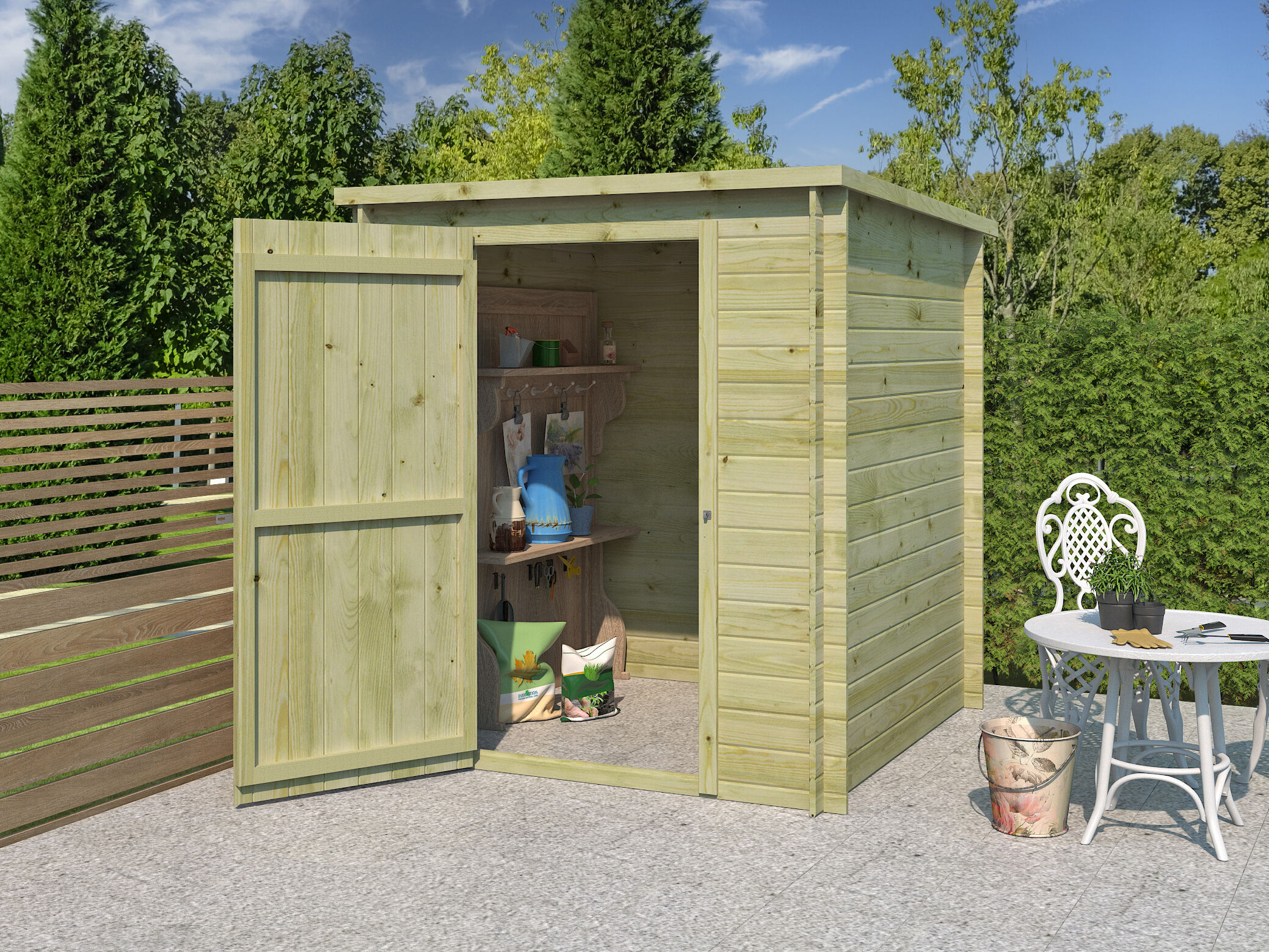 Gerätehaus Modell Svendborg 3,06 m² Rabatt: 26 %