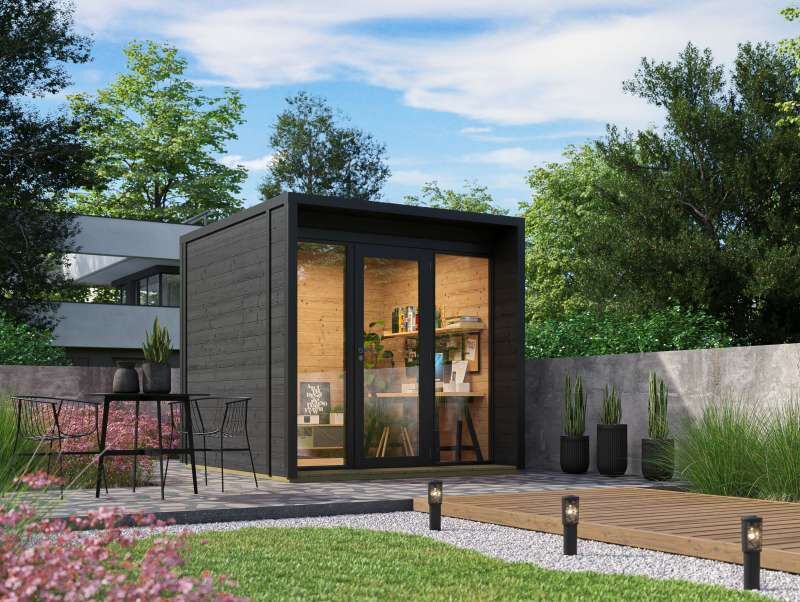 60+ Home Office Gartenhaus, Ein gartenhaus als büro bietet nicht nur