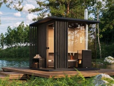 Fjordholz Design Saunahaus Modell Siiri Premium
