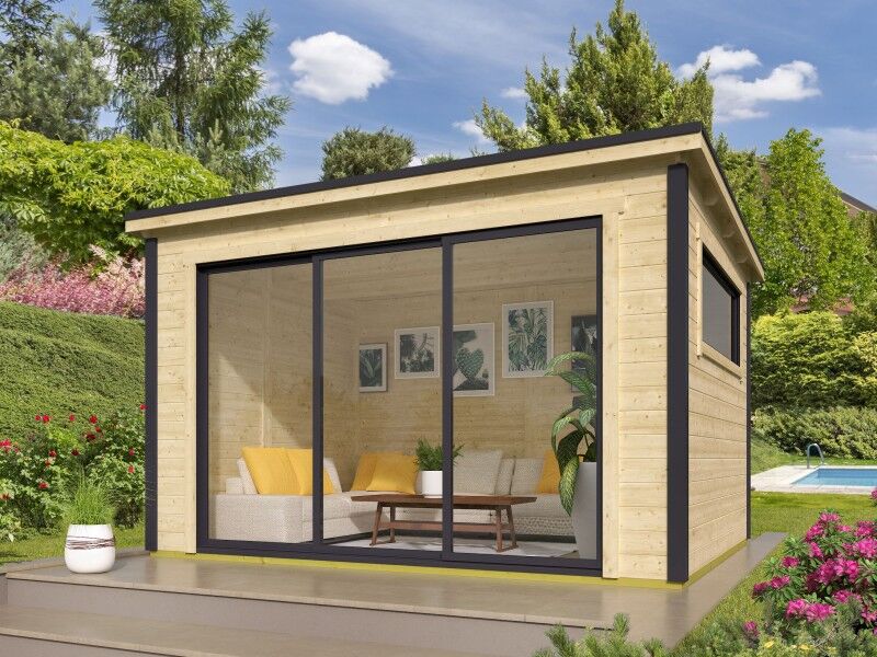 Fjordholz Gartenhaus Modell Poel-1