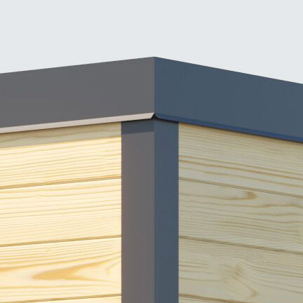  Aluminium Dach- und Eckabdeckungen