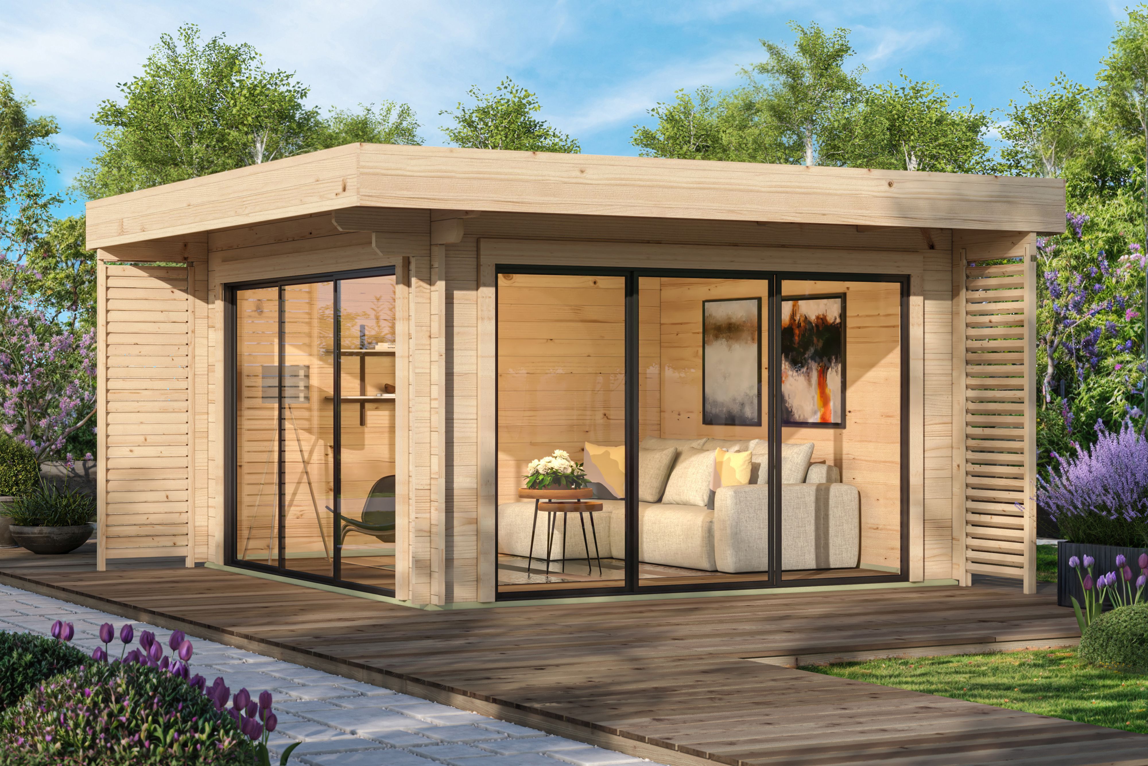 Fjordholz Gartenhaus Modell Bobby 44 Alu Fjordholz Gartenhaus Modell Bobby 44 Alu
