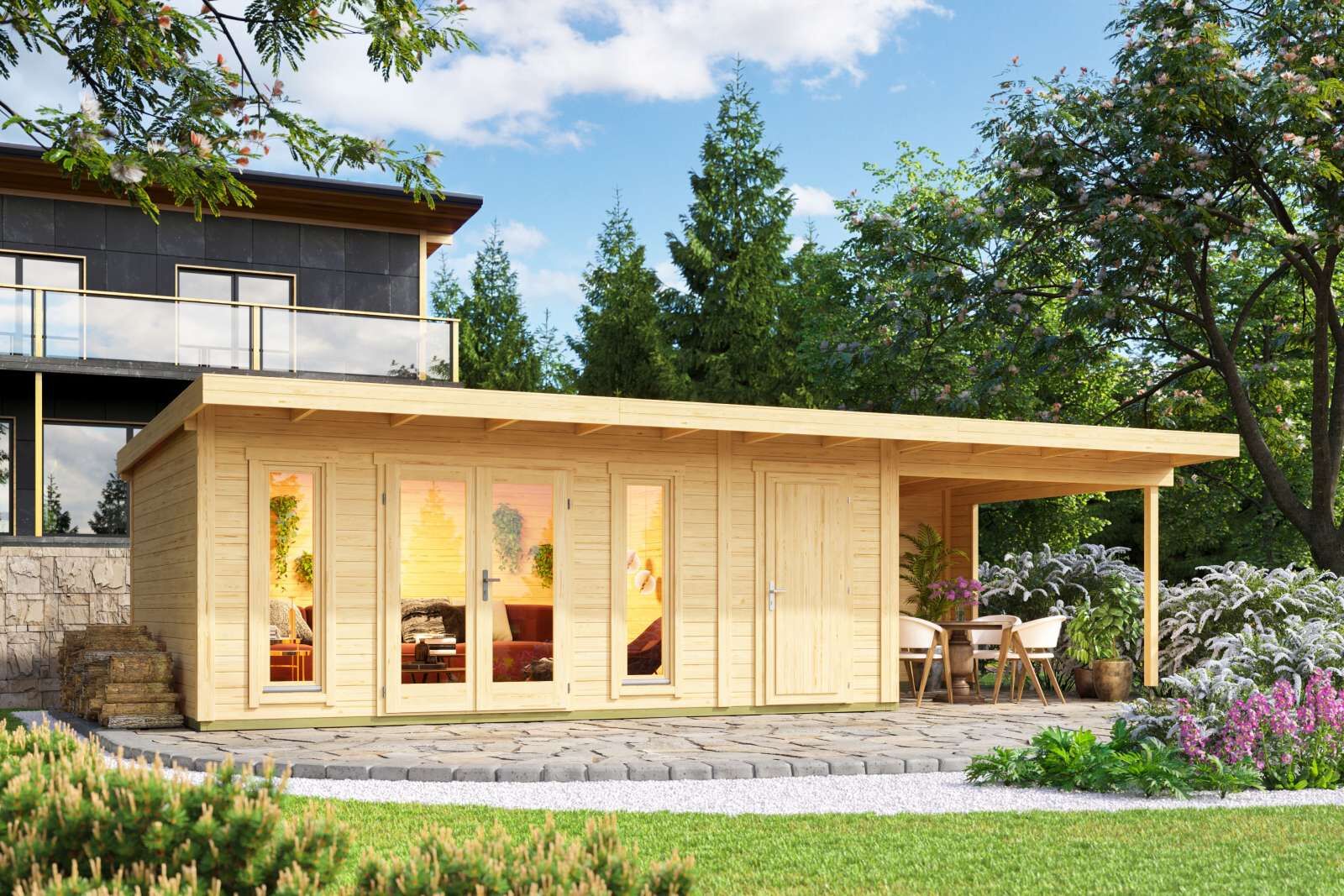 Gartenhaus Mit Pultdach