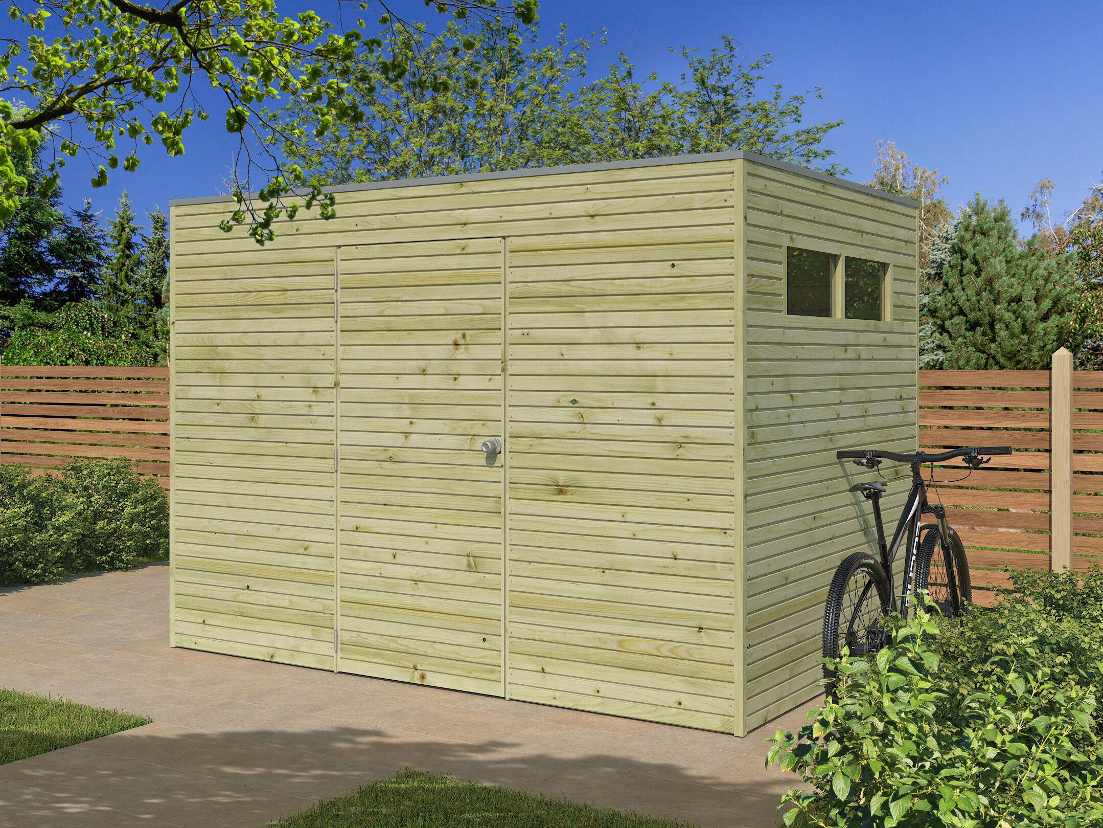 Gartenhaus Modell QB-Line 6,30 m²| Rabatt: 26%|3x2m