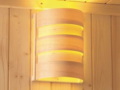 Fjordholz Sauna Lampenschirm Modell Valo