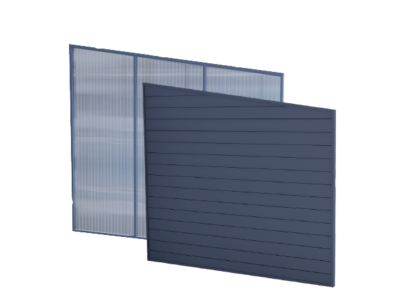 Seitenwand für 250 cm Tiefe