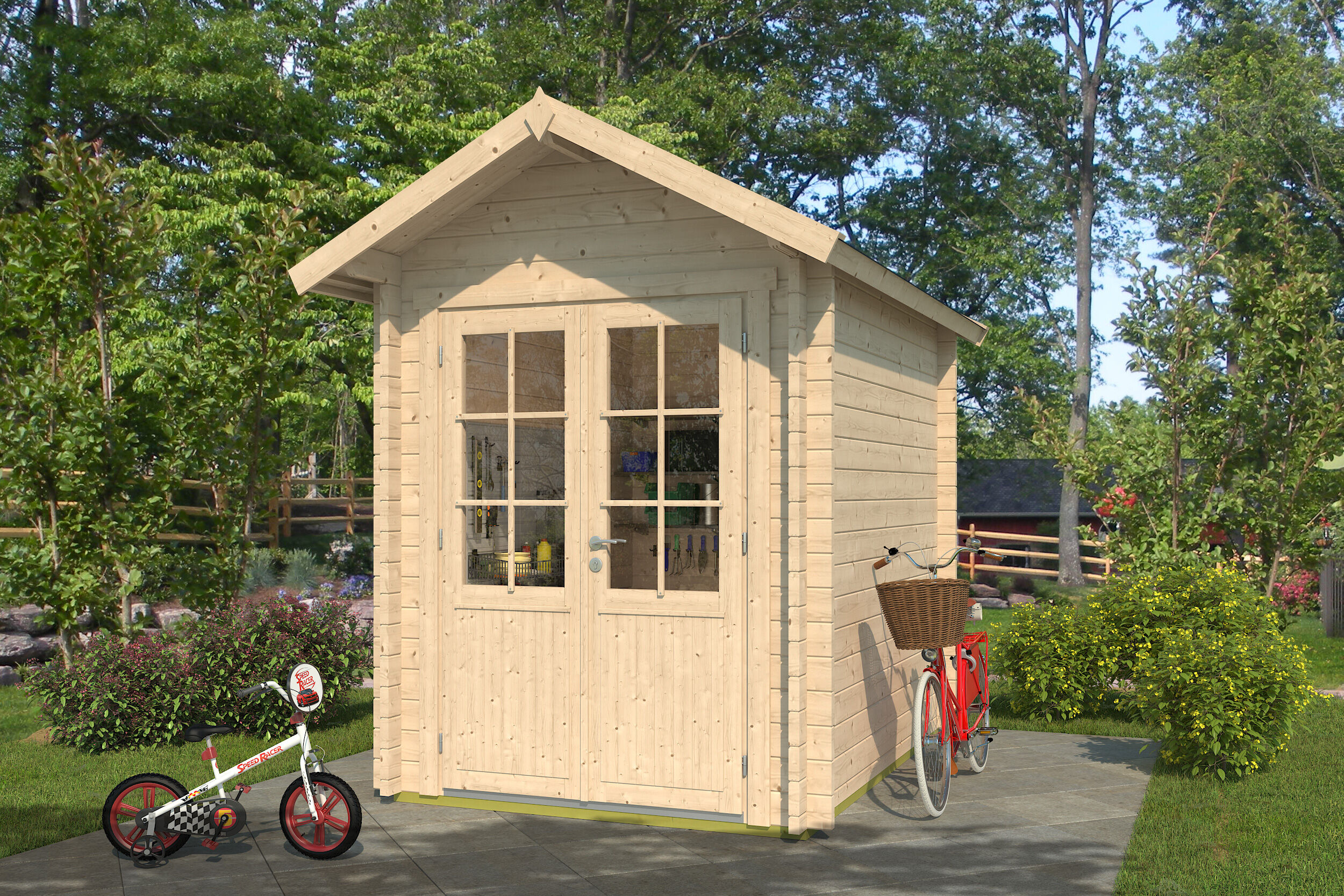 Fjordholz Gartenhaus Modell Lexi 44 B Premium| Rabatt: 26%|2x2m