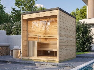 Fjordholz Saunahaus Modell Luua Premium