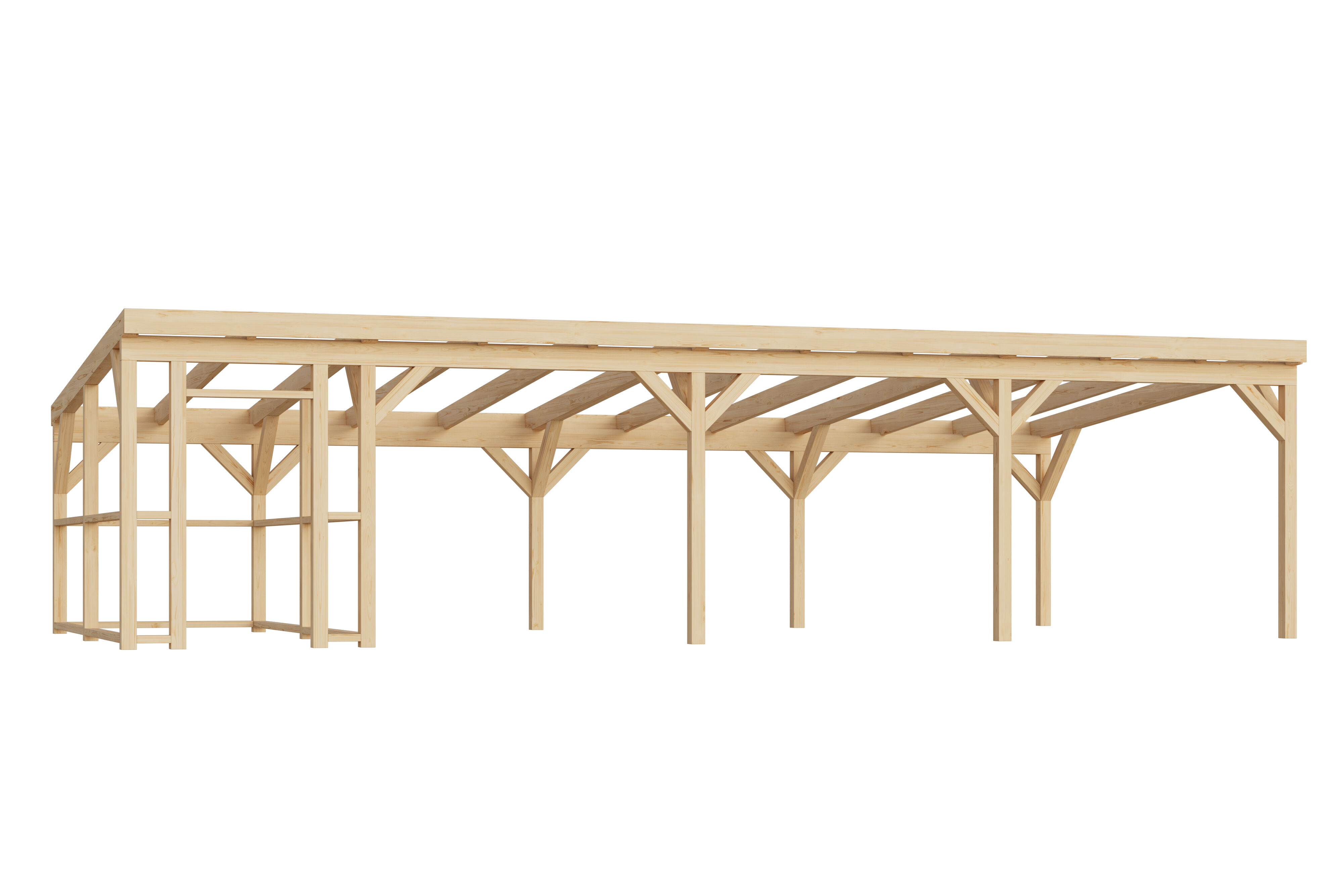 Fjordholz Carport Modell X3 Plus