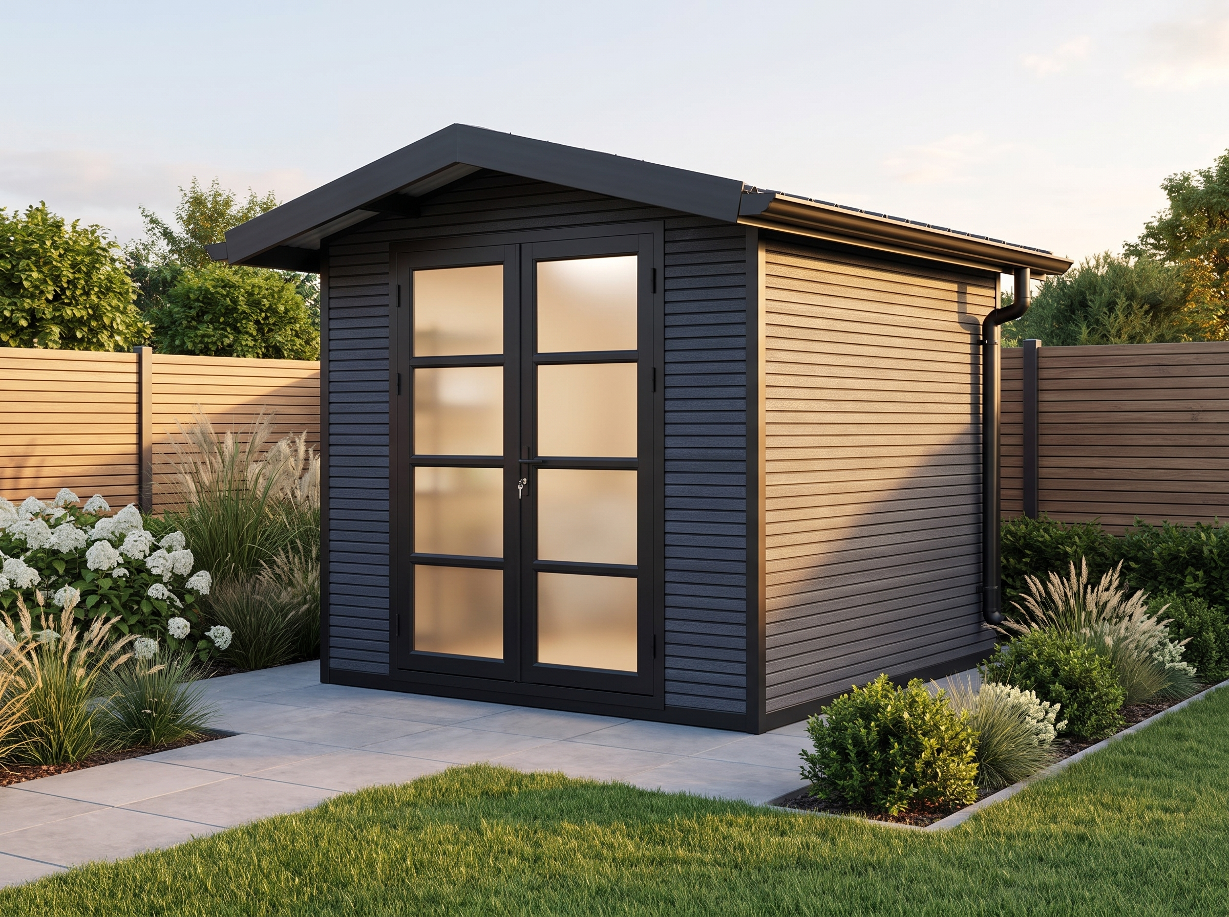 24% reduziert! 3 × 2 m | WPC Gartenlounge Apex 5,80 m² | modern