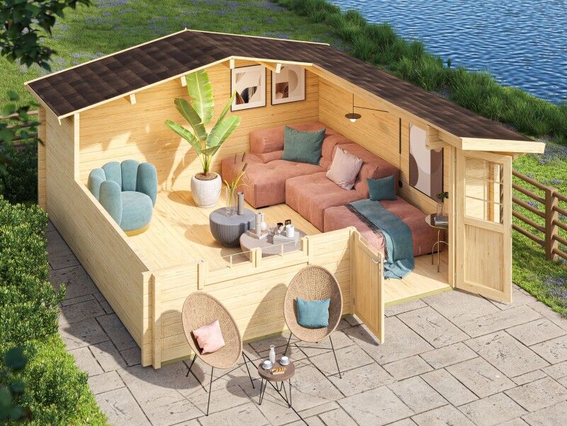 Fjordholz Gartenhaus Modell Berlin 70 D Classic online bestellen