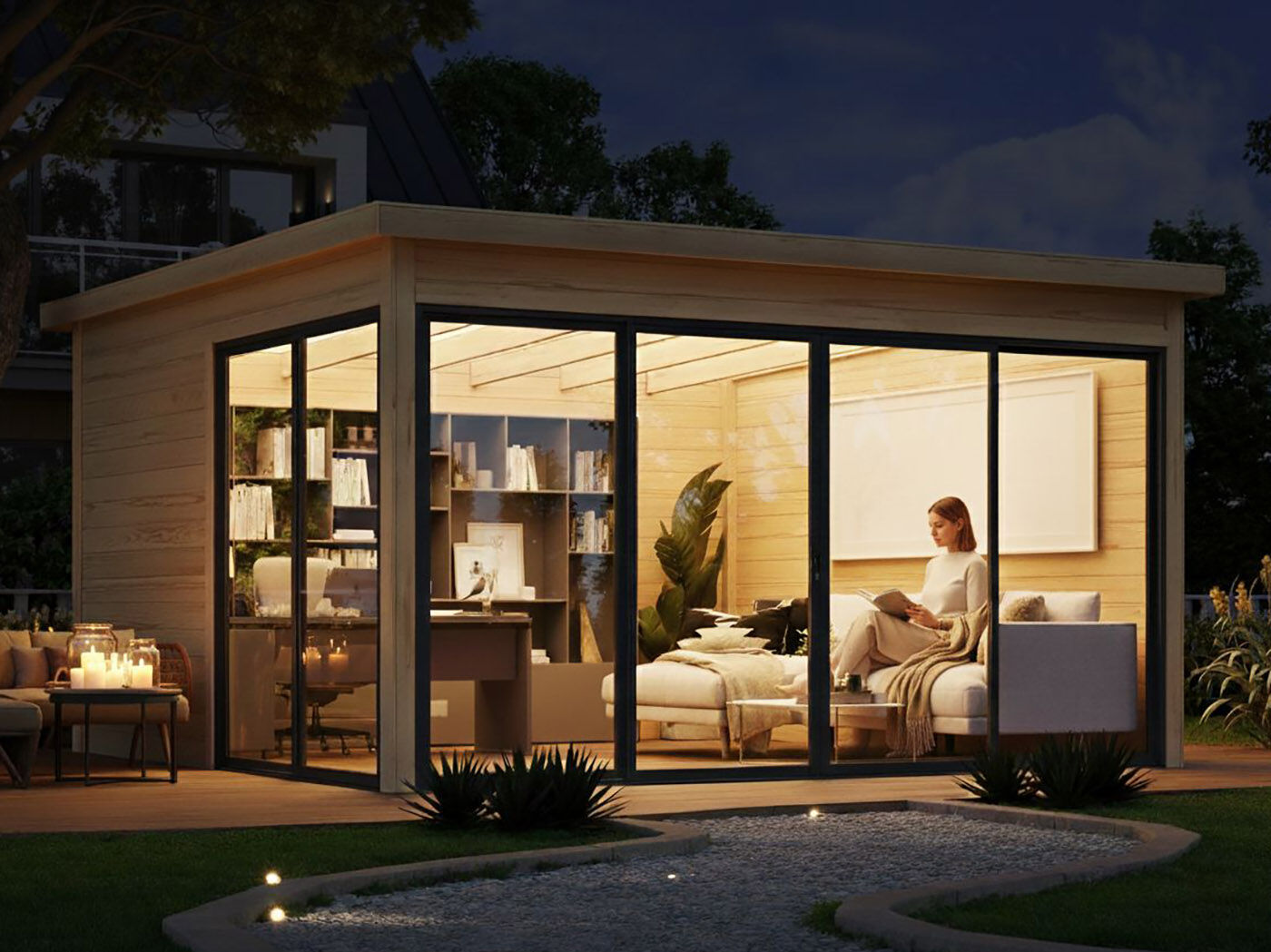 Fjordholz Gartenhaus Modell Office IsoSlide 4 Fjordholz Gartenhaus Modell Office IsoSlide 4