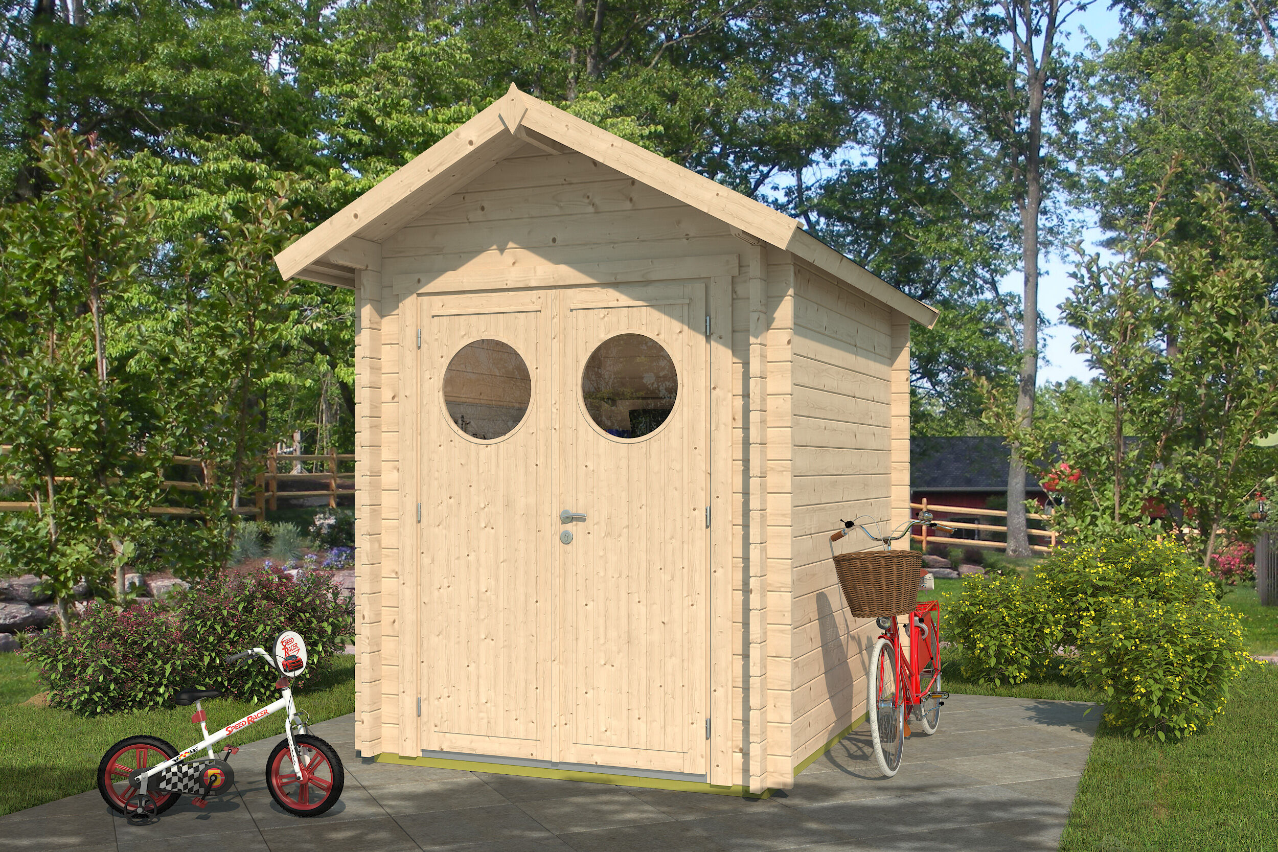 Fjordholz Gartenhaus Modell Lexi 44 B Premium