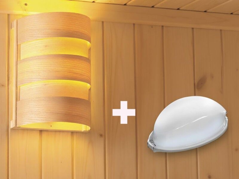 Fjordholz Saunaleuchte Modell Valo Sparset