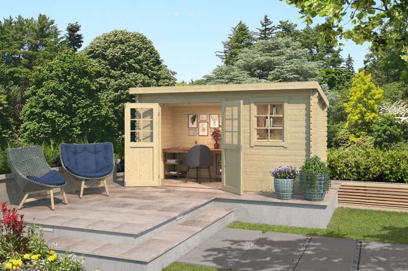 Günstige Gartenhäuser aus Holz >> bis 2.000€